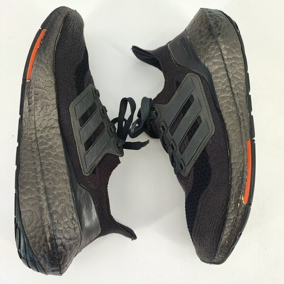 Adidas Kids Ultraboost 21 Black Mesh Sneakers Size 4.5 - Picture 6 of 8